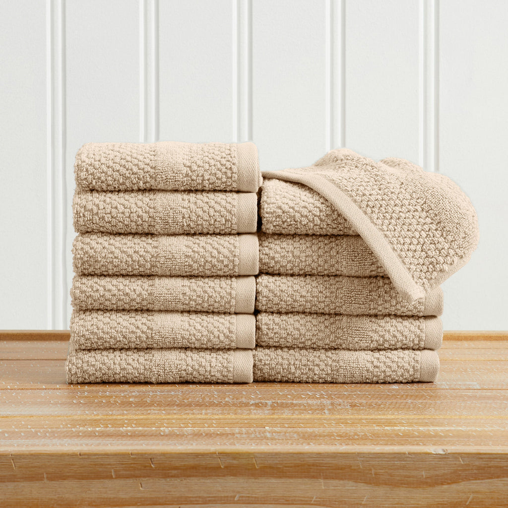 Cotton Woven Bath Towel Set