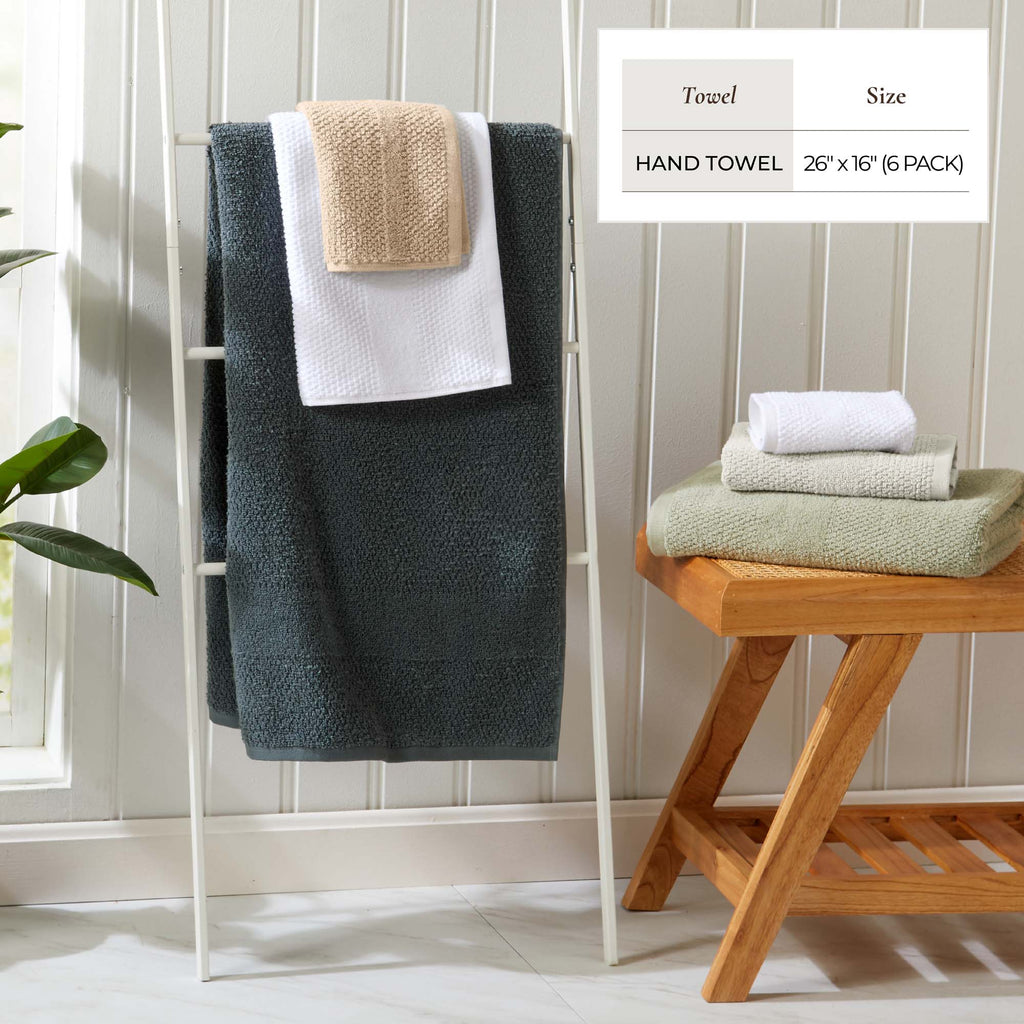 Cotton Woven Bath Towel Set