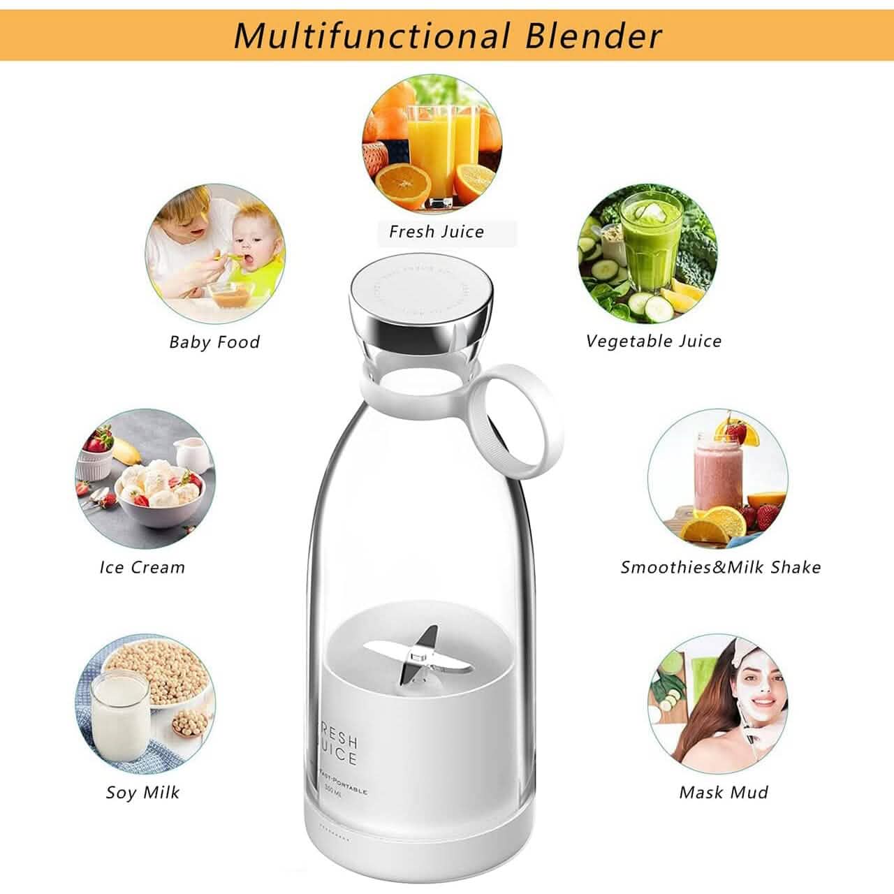 Portable Electric Blender Bottle — Fuel Your Performance Anywhere