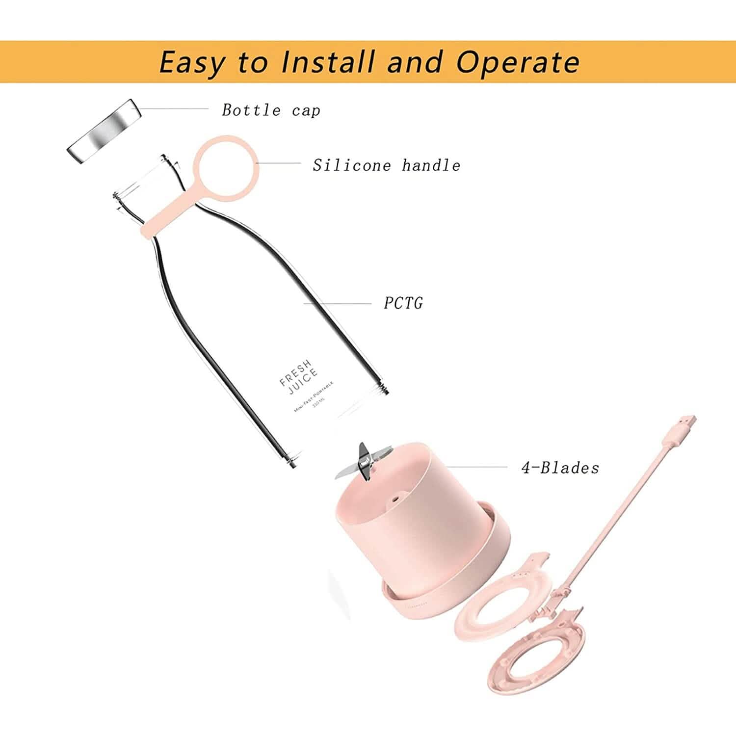 Portable Electric Blender Bottle — Fuel Your Performance Anywhere