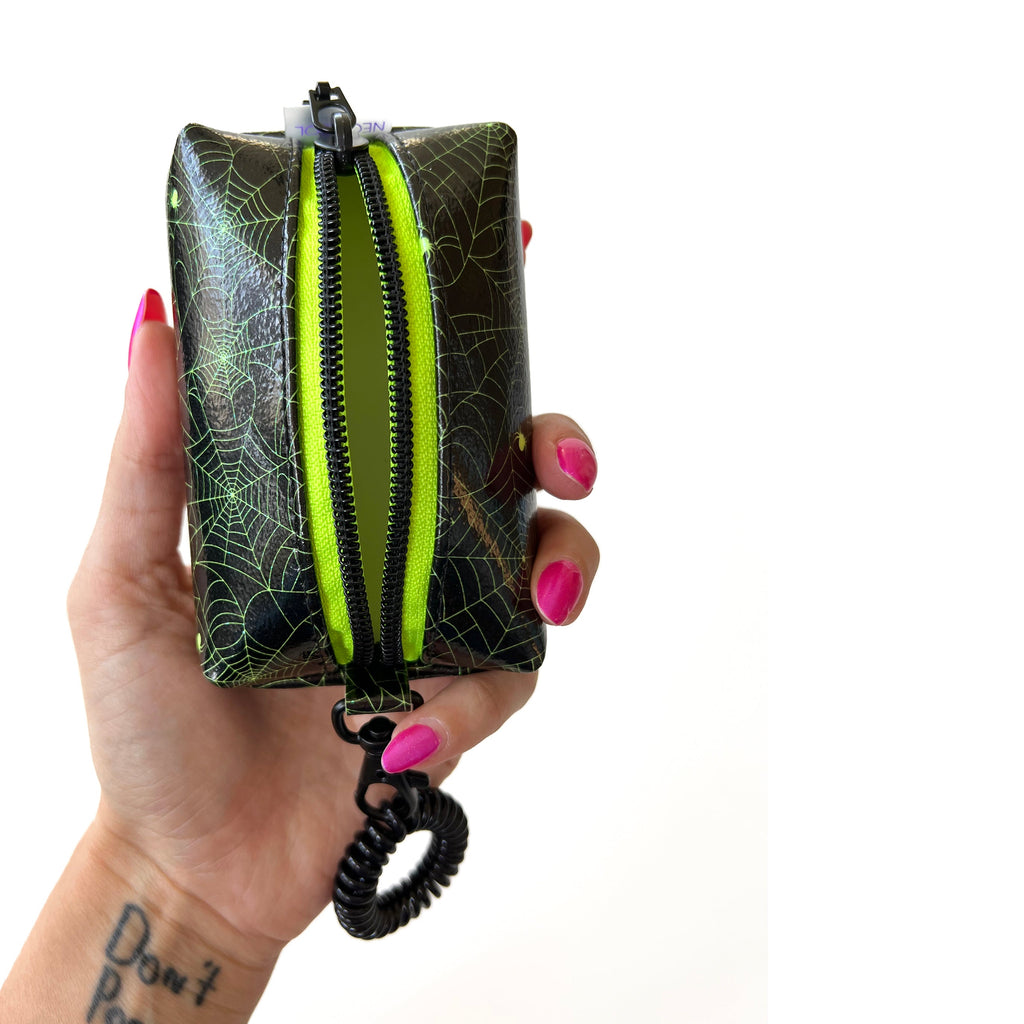 Glow-in-the-Dark Mini Pouch – Spooky Cute Wristlet for College Life