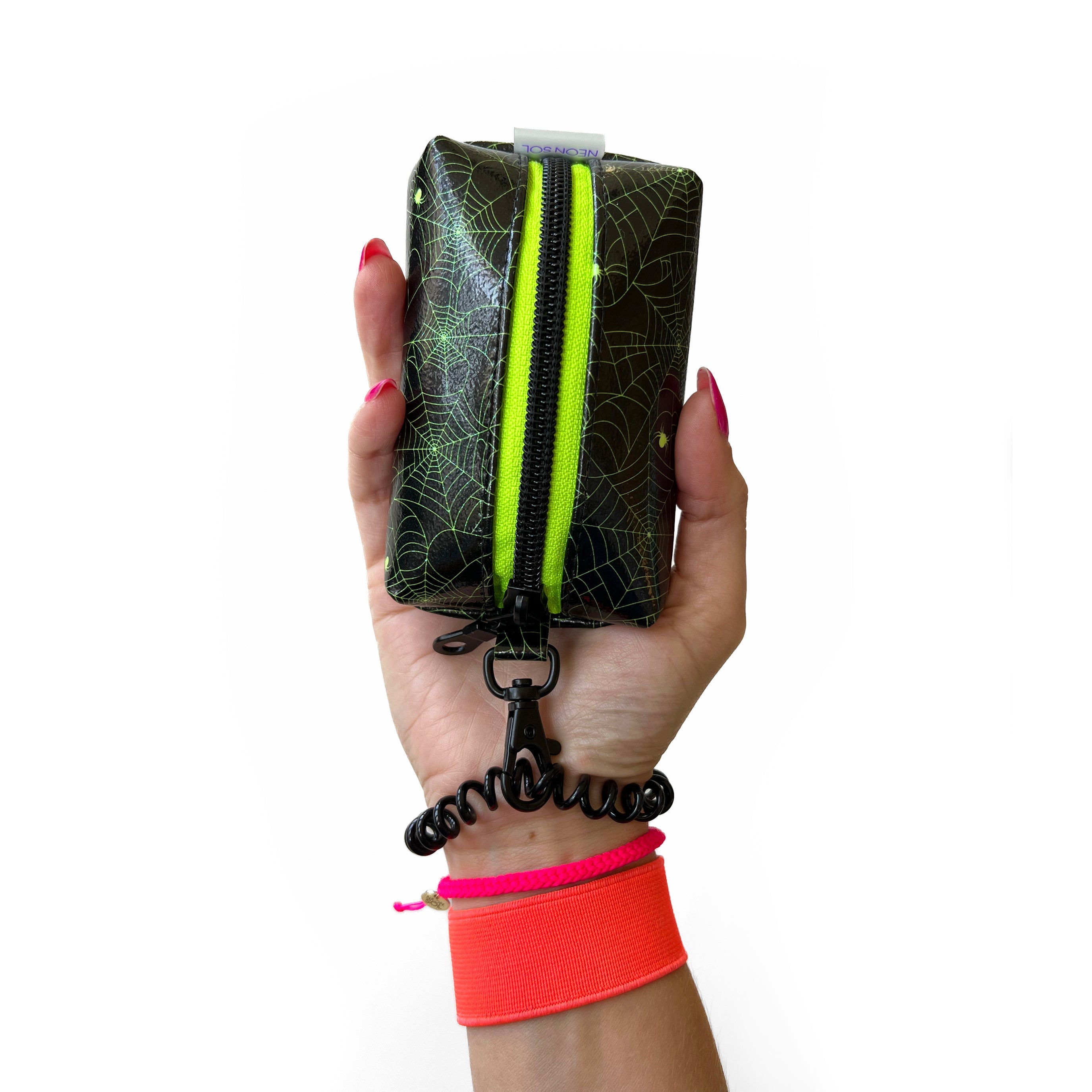Glow-in-the-Dark Mini Pouch – Spooky Cute Wristlet for College Life